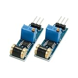 Qury 2 x 3-polige 801S Vibrationsschalter-Erkennungssensor-Modul mit TTL-Pegelsignal und analogem Ausgangssignal