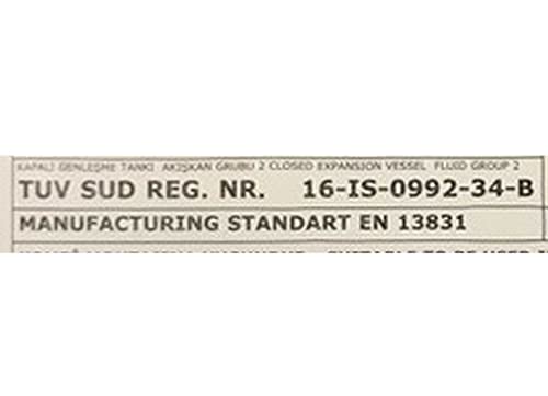 UZMAN Ausdehnungsgefäss Membran-Ausdehnungsbehälter Ausgleichsbehälter Kompatibel, passend Viessmann Vitocal/Vitodens,