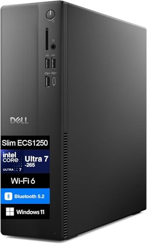 Image of Dell Slim ECS1250 AI Powered Desktop Intel Ultra 7-265