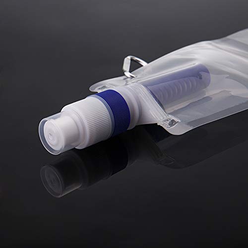 Garrafa, Andoer Saco de filtro de água flexível dobrável Bexiga Garrafa de filtragem de água com mos
