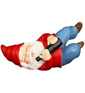 Sengocis 4.72” Gnome Garden Statue Outdoor Decor, Naughty Gnomes Sculpture Resin Dwarf Figurine f...