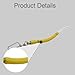 Aymzbd Spearfishing Shock Absorbent Cord Latex Tube Professional, Yellow Lightweight Accessory Length 28cm with 400kg Capacity, Style B