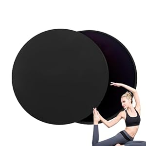 Exercise Sliders – 2 Basic Sliders, Fitness Slider Disc for Yoga Feet | Exercise Slides Discs Fitness Sliders Two Sided Sliders Exercise Sliders