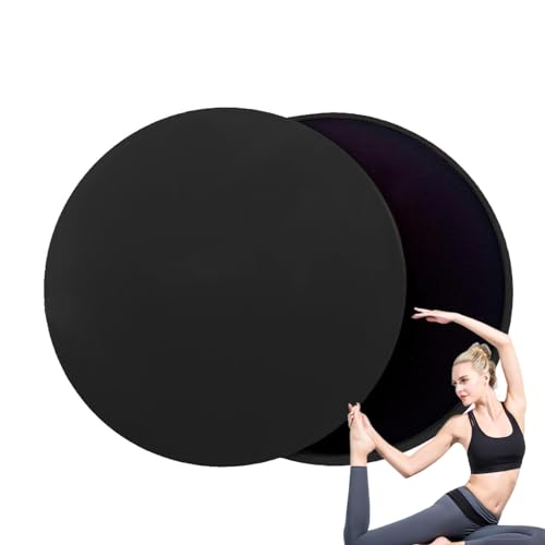 Curseurs d&rsquo;exercice – 2 Curseurs De Base, Disque Coulissant De Fitness pour Les Pieds De Yoga | Disques De Diapositives d&rsquo;exercice De Curseurs De Remise en Forme À Deux Faces, Disques De Glisse