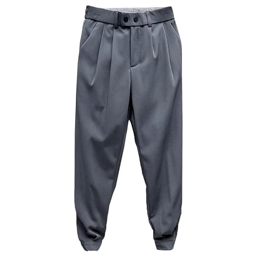 Pantalons habillés haut de gamme pour hommes à coupe fluide