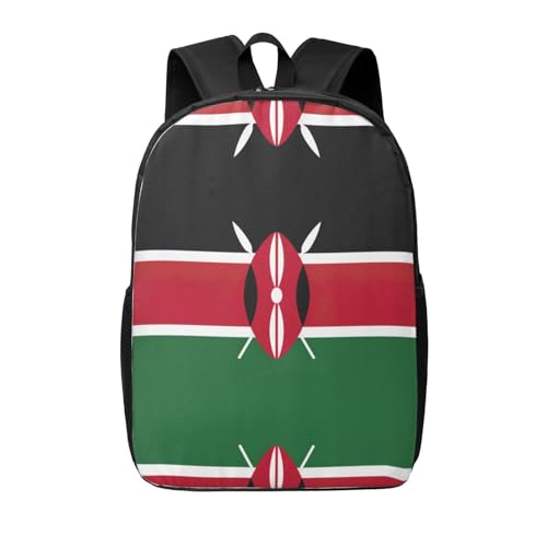 Mochila para laptop ligera antirrozaduras con diseño de Kenia