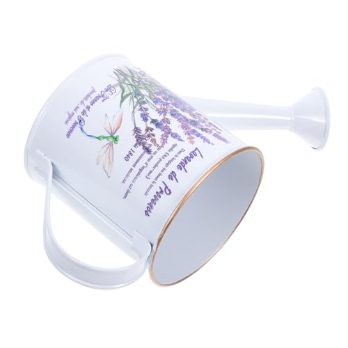 Garneck Jarrón De Flores De Hierro Vintage Maceta De Metal Cubo De Jardín Rústico Botella De Regadera Jarra De Regadera para Plantas Decoración De Mesa