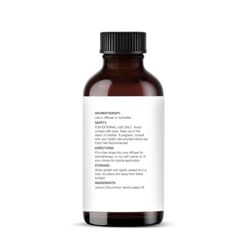 Image of Majestic Pure Lemon Essential Oil for Diffuser - 1 Fl Oz | 100% Pure & Natural Ideal for diffuser use, aromatherapy, massage, soap making, candle making home fragrance