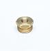 FASPARTS 1/4" Female NPT FPT FIP to 3/4" Male GHT Garden Hose Thread Adapter Brass Fitting Fuel / Air / Water / Boat / Gas / Oil WOG House / Boat / Lawn / Power Wash / Irrigation