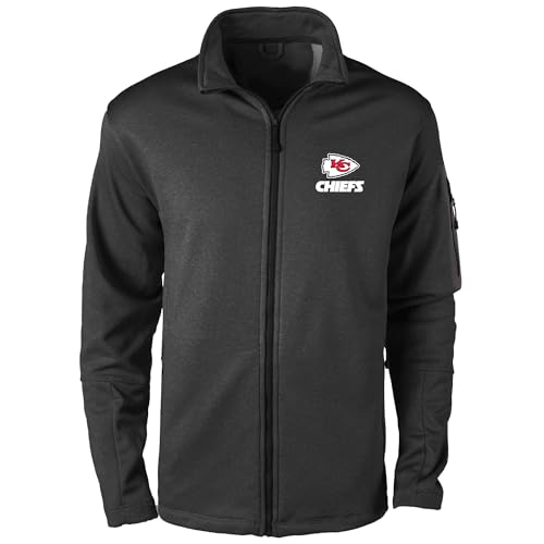 Image of Dunbrooke Men's NFL Freestyle Coated Tech Fleece Full-Zip Jacket