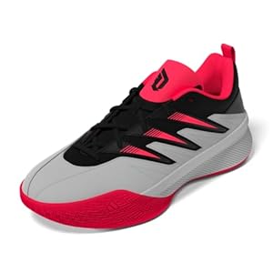 adidas Unisex Dame Certified 3 Basketball Sneaker, Black/Lucid Red/Grey, 13 US Men product image