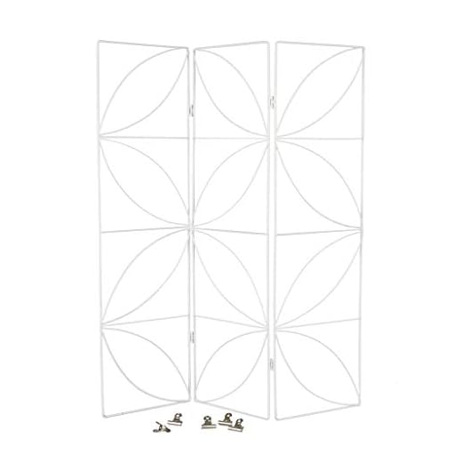 Balvi Sujeta Fotos Biombo Color Blanco Marco sujeta Fotos en Forma de biombo Diseño Bonito y Elegante