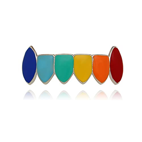 Juego de Parrillas Dentales Hip Hop Dorado 18K Unisex miniatura 5