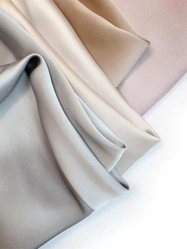 Women's Summer Satin A-Line Long Skirt High Waist Office Fishtail Design Solid Color2