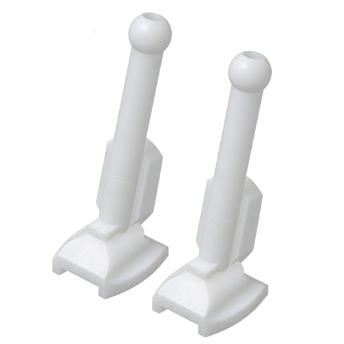 Nasal Vacuum Sniffer Straw 2-Pack White Easy-to-Clean Plastic Snuff Bottle Accessory