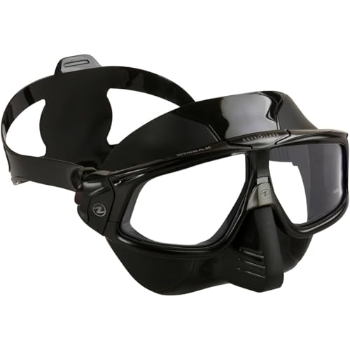 Máscara para apnea AQUALUNG SPHERA X con estuche EVA para evitar empañamiento