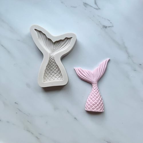Single Mermaid Tail Mold For Cupcakes, Cakepops, Chocolate Strawberries, Pretzels And Rice Krispies