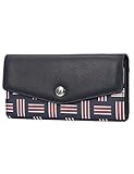 Nautica Money Manager RFID Women’s Wallet Clutch Organizer (Sailcloth Weave)