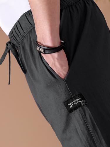 Image of Beyoung Cotton Loose Fit Pyjama For Men | Pure Cotton | Elasticated Waistband | Casual Style | Nightwear For Men | Lounge Pants