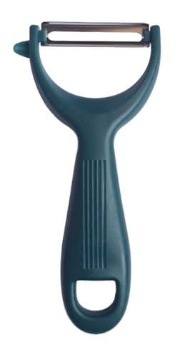 Image of Heff Peeler for Vegetables and Fruits with Potato Eye Remover, Teal
