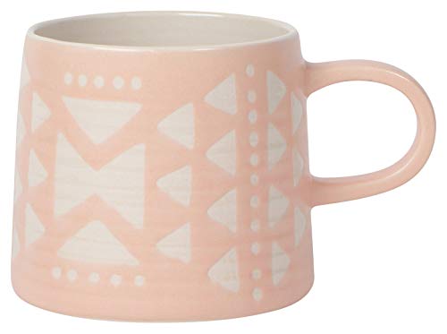 Taza de cerámica rosa 14 oz Danica Studio