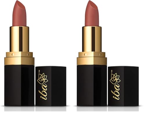 Image of Iba Long Stay Matte Lipstick for Women- M17 Apricot Blush, 4g | Creamy Matte Finish & Smooth Texture | Long-Lasting | Hydrated Lips | Enriched with Vitamin E | Intense Colour & Highly Pigmented | Lip Makeup