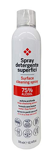 Spray detergente per superfici 75% alcool