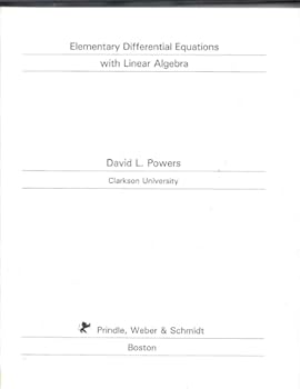 Hardcover Elementary Differential Equations With Linear Algebra Book