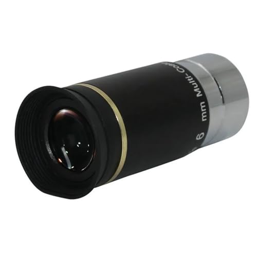Ocular telescopio astronómico 6mm evita efecto túnel con gran angular 6