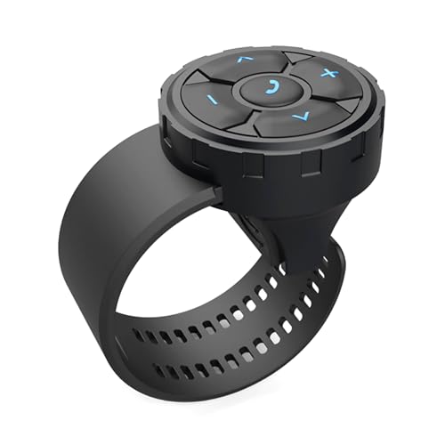 Cell Phone Wireless Bluetooth 5.3 Remote Controller for Motorcycle Bicycle, Selfie Music Control Start Switch