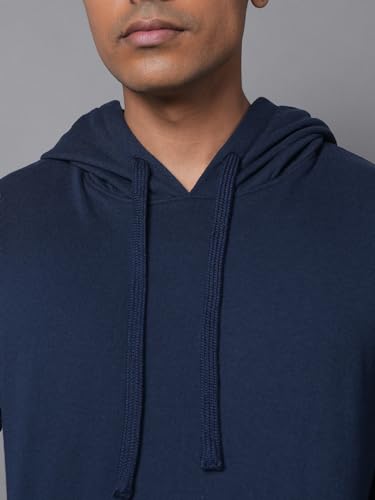 Image of HIGH Star Men's Cotton Hooded Neck Sweatshirt