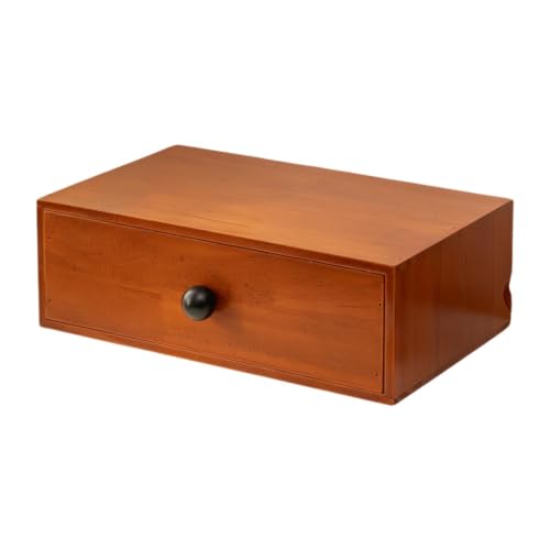 predolo Organizador cajones escritorio, cajón extraíble, caja almacenamiento mesa, caja almacenamiento madera para escritorio, ideal para el, 1 Cajón