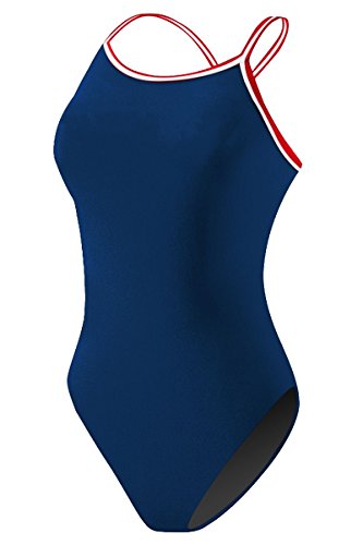 Rise Solid Poly Tri Color H-Back (Navy, 46)