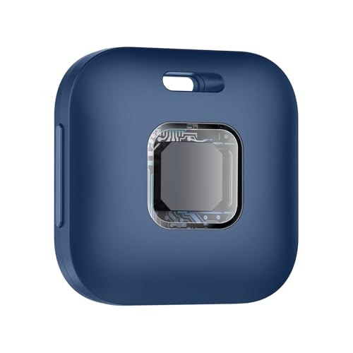 Hoxe Air Tracker Tag-1 Stück, Bluetooth 5.3 Tracker Tags Kompatibel mit iOS&Android, Schlüssel Finder für Auto/Taschen/Brieftasche, Kleine Koffer Tracker,Tiefblau