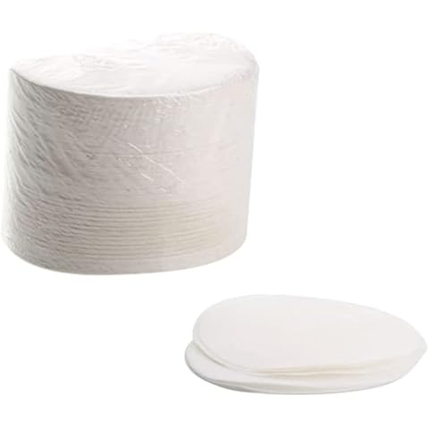 Oriental riverkit Filter Paper for Coffee Maker, 350PCS Round Coffee Filter Paper Fits for Espresso, Paper Professional Replacement Filter for Coffee Machines Tea Cup Cover