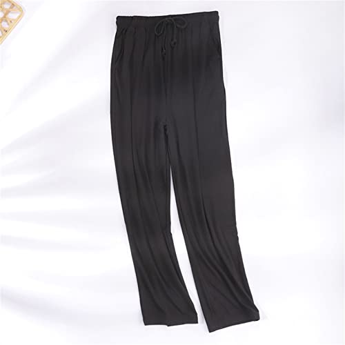 JEsilunmaMY Men's Loose Pajama Pants Elastic Waist Sweat Bottoms Casual Trousers Lightweight Lounge Sweat Pants with Pockets2