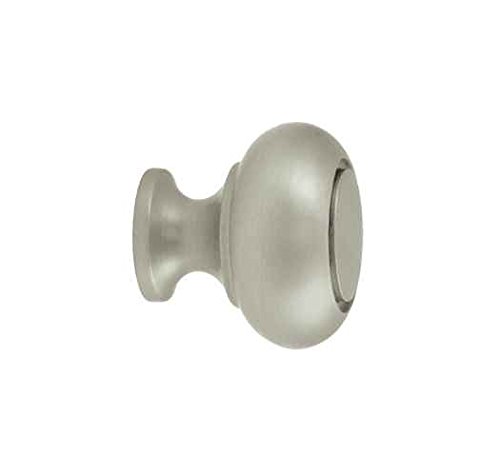 Solid Brass Round Groove Knob (Set of 10) (Paint Black)