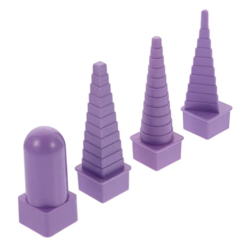 Beatifufu 4pcs Plastic Mandrel Wire Wrapping Set for Jewelry Making Tools Wire Jewelry Making Supplies Random