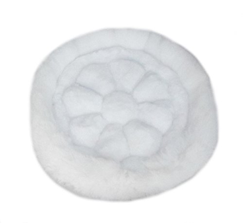 Housse de coussin ronde en laine d'alpaga floral qui réchauffe le cœur et le salon