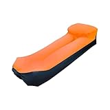 Le canapé d'extérieur gonflable multifonction sert aussi de chaise longue de jardin ou de lit temporaire, avec des coutures renforcées et un tissu pour une durabilité toute l'année