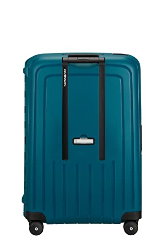 Samsonite S'Cure - Spinner L Equipaje de mano, 75 cm, 102 L, Azul (Petrol Blue)