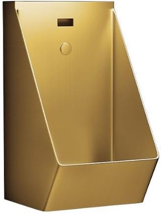 304 Stainless Steel Family Bathroom Toilet, Men's Urinal Troughs with Sensor Flush Valve, Ommercial Men's Adult Urinal Bathroom Toilet,for Bathrooms, Hotels, Shopping,Gold