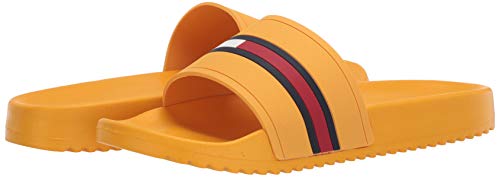 Tommy Hilfiger Men's Redder Slide Sandal, Yellow, 10 #TOP6