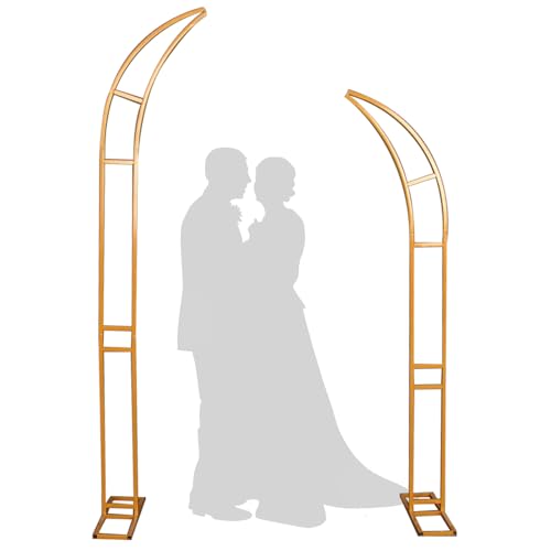 Curved Metal Wedding Arch Stand, Garden Arch...