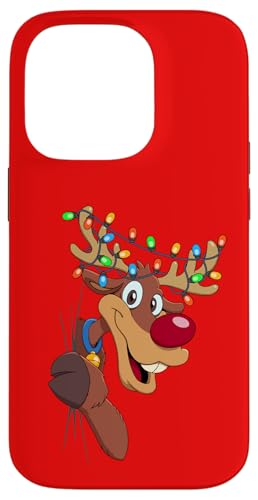 Reindeer Christmas Xmas Men Women Boys Girls Family �X�}�z�P�[�X iPhone 14 Pro �p