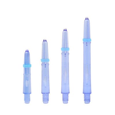 LSTYLE x Laro Dart Shafts: Plastic Nylon Shaft - for Soft Tip and Steel Tip Darts - Deep Blue 330 (Long/Medium)
