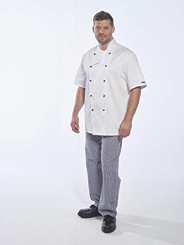 Portwest Kent Chefs Jacket - Color: White - Talla: Medium - 4