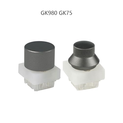 Boutons de commande pour claviers GK980 GK75 en métal contre l'usure des molettes - 7