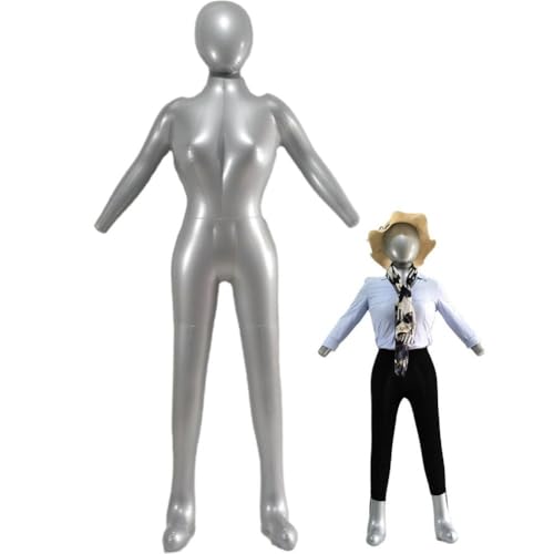 Exhibición de modelo para tiendas con maniquí inflable sin peso 3