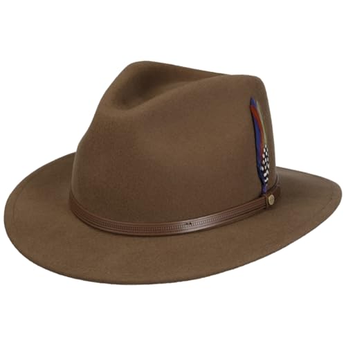 Chapeau en laine Stetson Oriska : la solution contre la pluie et le vent pour homme